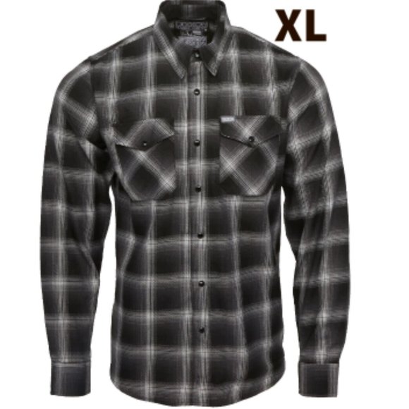 DIXXON Flannel The STATIC Flannel Shirt Men's XL - Picture 1 of 9